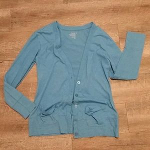 Old Navy Blue Slouchy Cardigan (Size S)